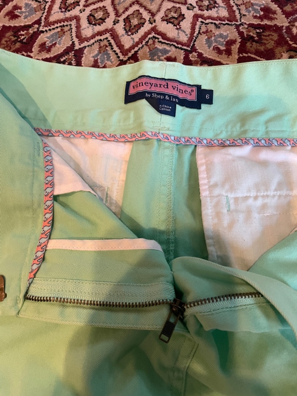 Vineyard Vines Cream Mini Skirt